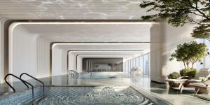 a rendering of a room with a swimming pool at Shangri-La Nanshan, Shenzhen in Shenzhen