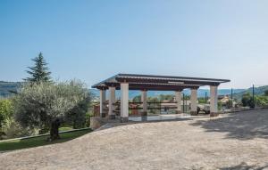 a pavilion on the side of a road at Villa Marko in Buje