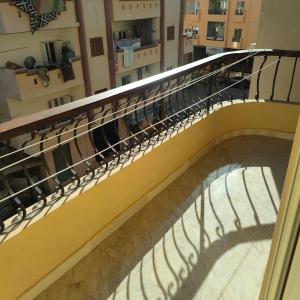 a bridge over a walkway in a building at Hurghada City Apartment 3 in Hurghada