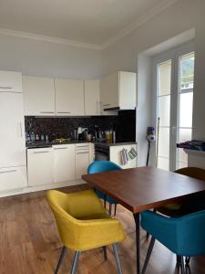 Kuchyň nebo kuchyňský kout v ubytování Charmant appartement au Vagabond + 11 fotografií