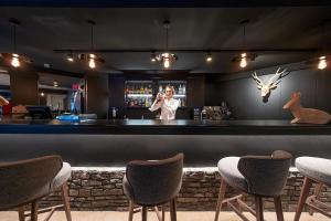Lounge atau bar di Hotel Cristina