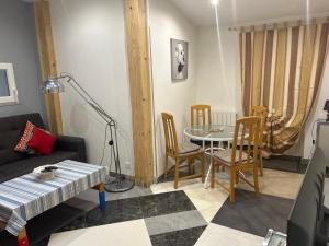 Χώρος καθιστικού στο loc en montagne