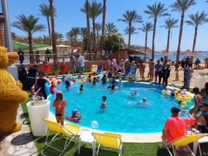 Bazén v ubytování Seti Sharm Palm Beach Resort Families and couples only nebo v jeho okolí
