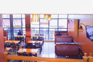 Istumisnurk majutusasutuses Jamia Central Hotel