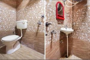 Koupelna v ubytování Deep Guest House + 11 fotografií