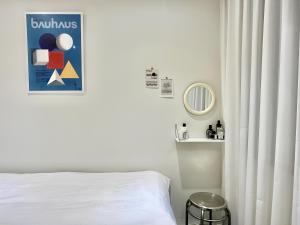 Voodi või voodid majutusasutuse SSH Ikseon peter cat Hostel toas