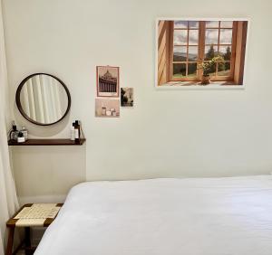 Voodi või voodid majutusasutuse SSH Ikseon peter cat Hostel toas