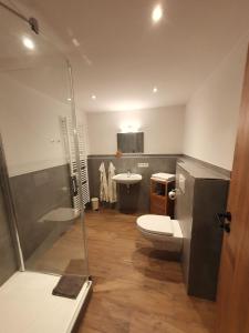 Koupelna v ubytování Appartement Woidrauschen