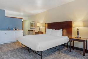 Postel nebo postele na pokoji v ubytování Seaport Inn & Suites