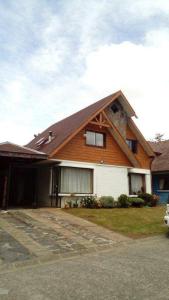 Bygningen som feriehuset ligger i