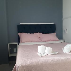 Pousada Caribe Milagrense客房内的一张或多张床位