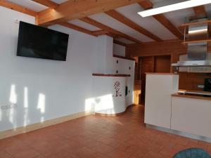 Kuchyň nebo kuchyňský kout v ubytování Ferienwohnung Mireille