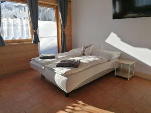 Postel nebo postele na pokoji v ubytování Ferienwohnung Mireille