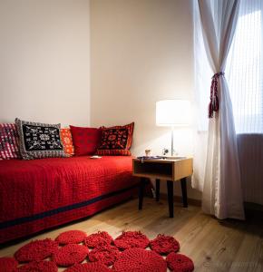 Cama o camas de una habitación en Pr'Gavedarjo Eco Heritage B&B