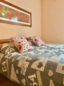 Katil atau katil-katil dalam bilik di Casa Max a Canove di Roana