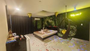 Postel nebo postele na pokoji v ubytování Motel KamaSutra + 15 fotografií