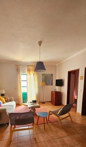 Posezení v ubytování Casa da Ti Bia