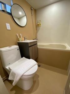 Koupelna v ubytování 宏洲旅社HZ Hotel