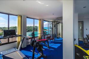 Fitness centrum a/nebo fitness zařízení v ubytování Amazing Sea View Villa in Koh Samui