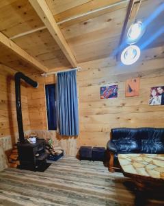 Prostor za sedenje u objektu Cottage SuBree on Goderdzi