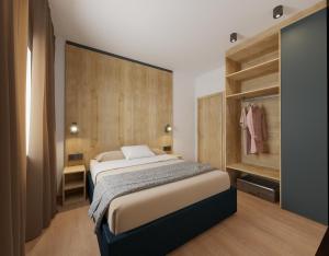 Posteľ alebo postele v izbe v ubytovaní sil132 holiday apartments sillian