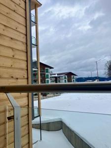 Rõdu või terrass majutusasutuses Vista Studio