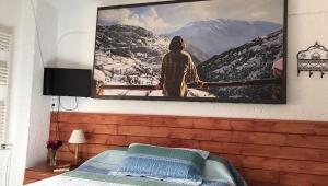 A television and/or entertainment centre at "Casa Ibero" Bubion, Alojamiento Turistico Rural