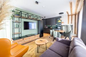Posezení v ubytování Höflehner Premium Gumpen Lodge