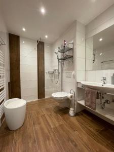 Kúpeľňa v ubytovaní Appartement Krahlehen + 20 fotografií