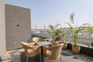 Balkón nebo terasa v ubytování FabHotel Prime K9 Crown