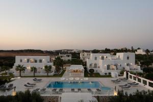 an aerial view of a villa with a swimming pool at White Dunes Luxury Boutique Hotel in Santa Maria