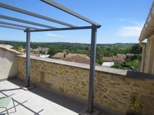 Balkón nebo terasa v ubytování Maison d'hôtes La Bignone