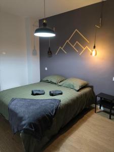 Łóżko lub łóżka w pokoju w obiekcie Lodge Loupau Maga
