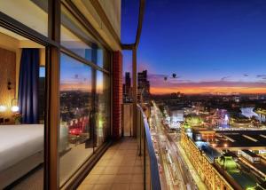Nespecifikovaný výhled na destinaci Melbourne nebo výhled na město při pohledu z hotelu
