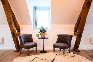 Posezení v ubytování Le Laurencin Sens - Le Duplex - Cœur de ville