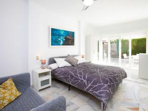 En eller flere senge i et værelse på Holiday Home Sofia by Interhome