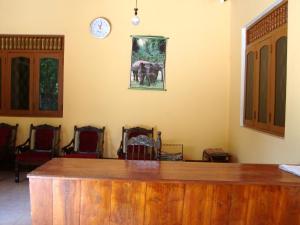 The lobby or reception area at Chamara Guest House