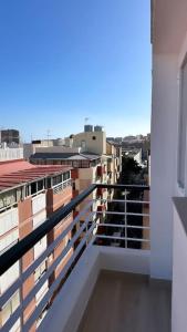 a balcony of a building with a view of a city at GFS Roof in Santa Cruz de Tenerife