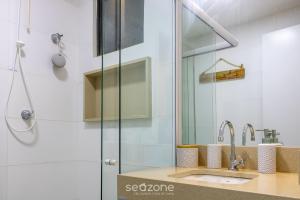 Phòng tắm tại Casa a 10min Praia São Miguel dos Milagres MDT016 +21 ảnh