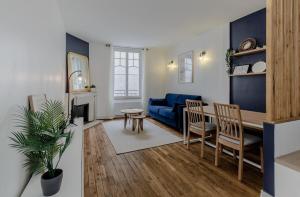 Χώρος καθιστικού στο Le Jadart Hyper Centre de Reims