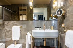 Koupelna v ubytování Hotel Palazzina Sardi