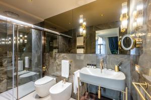 Koupelna v ubytování Hotel Palazzina Sardi