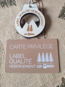 a tag that says carole principlelegate labelularleepereper achievement less ones at studio 24M, cool les Orres 1650 in Les Orres