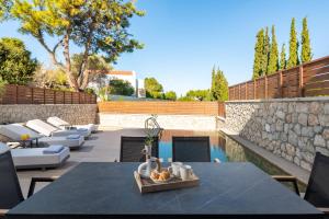 Khu vực ghế ngồi tại Seaesta Villas