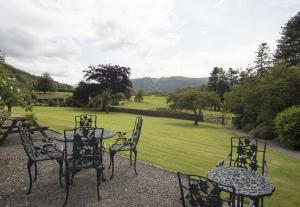 Naturlandschaft in der Nähe of country house