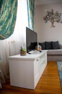 TV a/nebo společenská místnost v ubytování Infinity Boutique Apartments