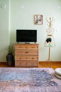 TV a/nebo společenská místnost v ubytování Infinity Boutique Apartments