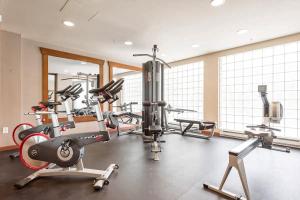 Fitness centrum a/nebo fitness zařízení v ubytování Town Plaza 427