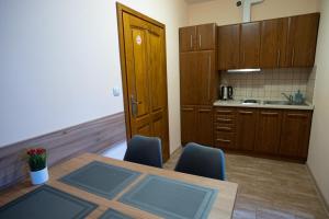 Eldhús eða eldhúskrókur á Apartamenty Sadowy