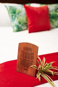 Hotel Plaza Colon - Granada Nicaragua客房内的一张或多张床位